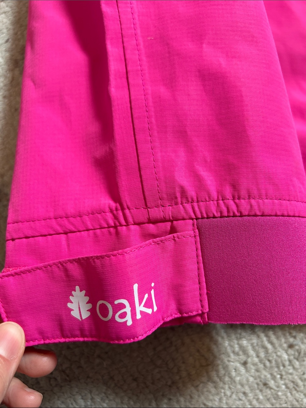 Oaki Hot Pink Kids Rain & Trail Pants - Size 4/5 - Picture 4 of 5